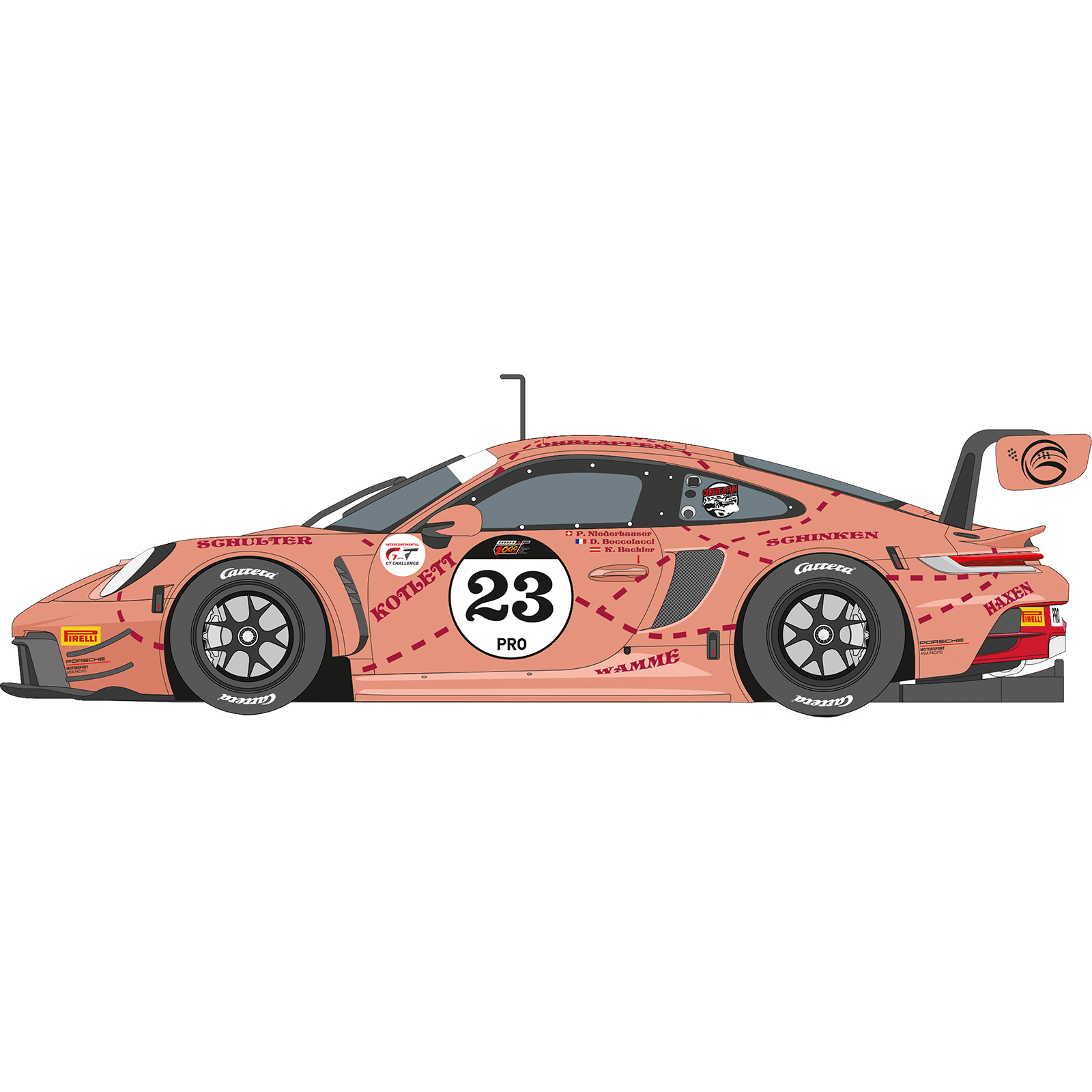 Carrera Digital 124 Porsche 911 GT3 R Phantom Global Racing Nr.23 Suzuka 2025