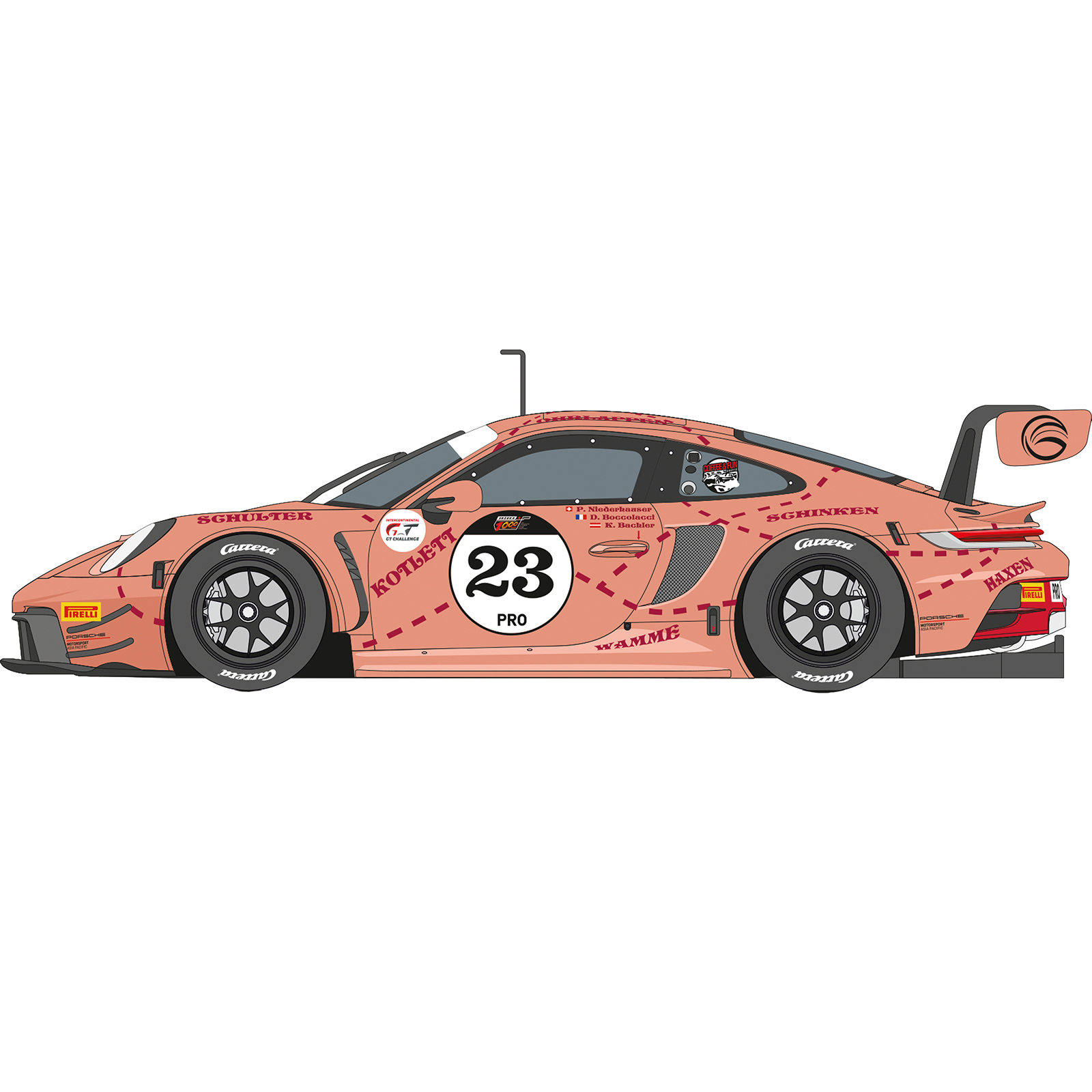 Carrera Digital 132 Porsche 911 GT3 R Phantom Global Racing Nr.23 Suzuka 2025