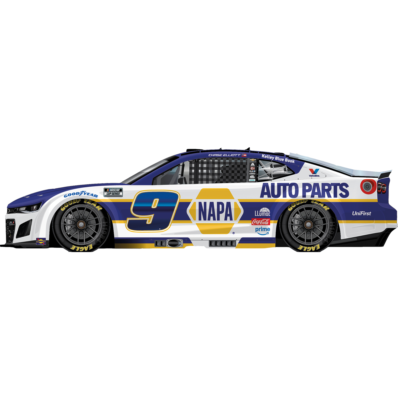 Carrera Digital 132 NASCAR Camaro NextGen ZL1 Hendrick Motorsports Chase Elliott Nr.9 Season 2026