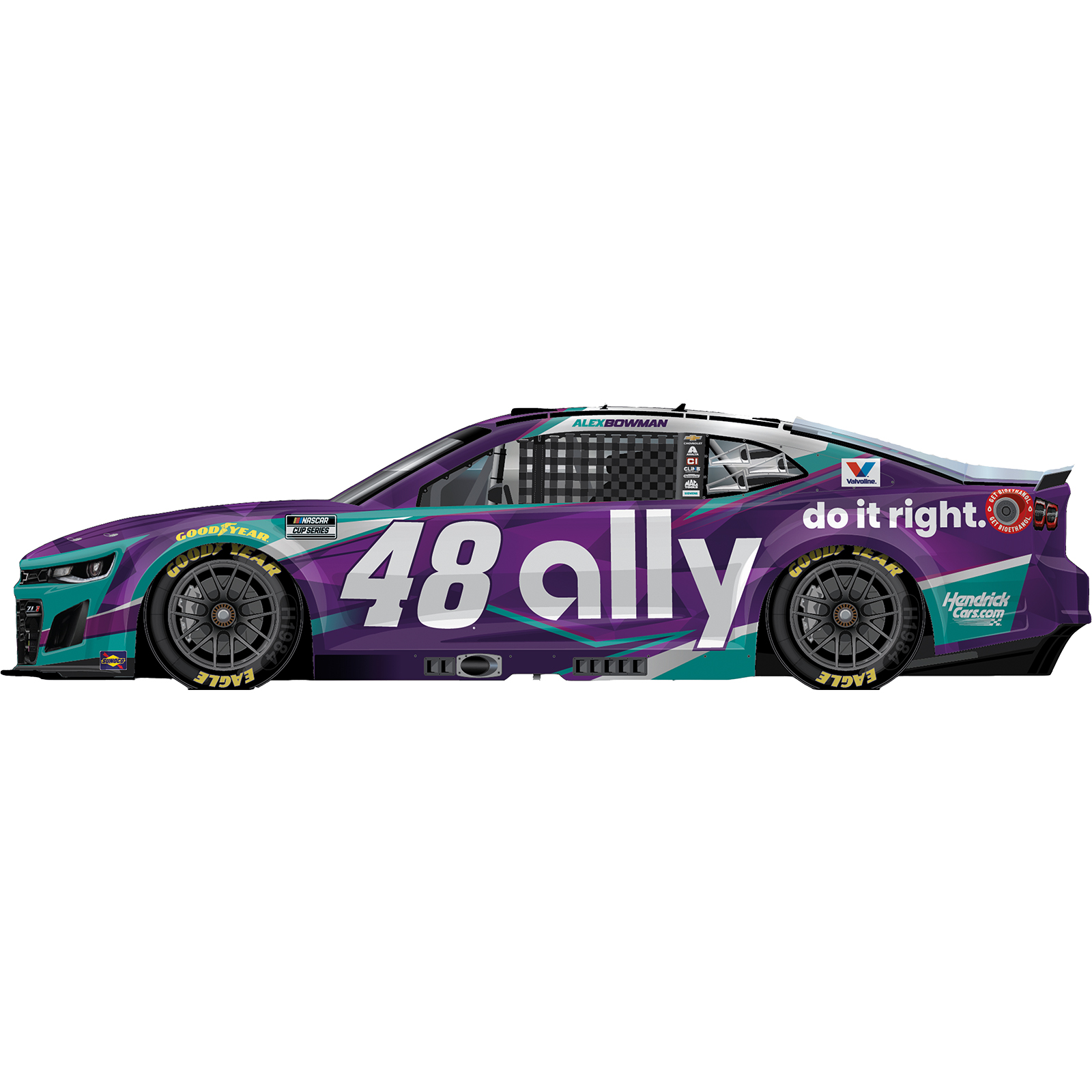 Carrera Digital 132 NASCAR Camaro NextGen ZL1 Hendrick Motorsports Alex Bowman Nr.48 Season 2026