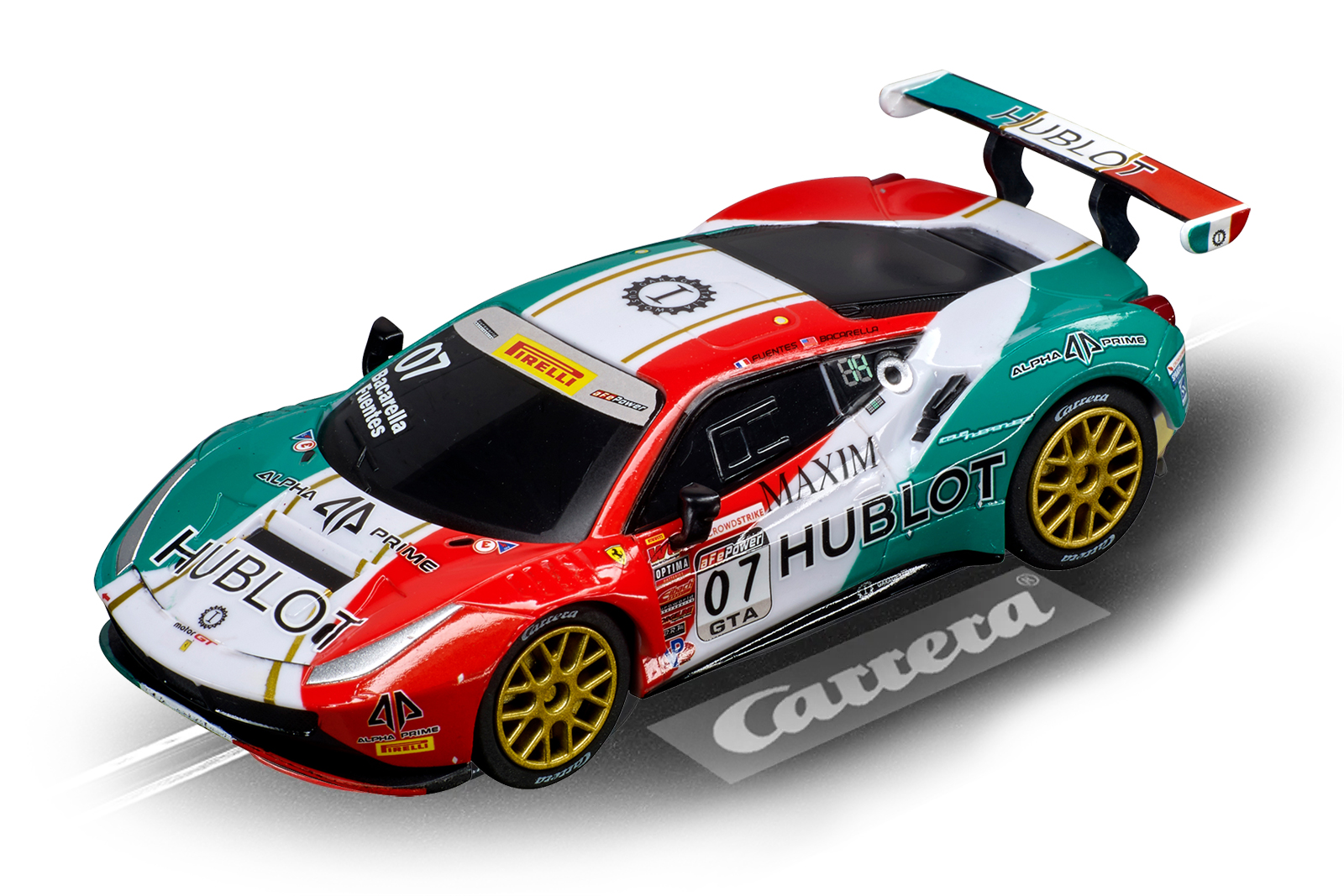 Carrera GO!!! / GO!!! Plus Ferrari 488 GT3 Squadra Corse Garage Italia Nr. 7